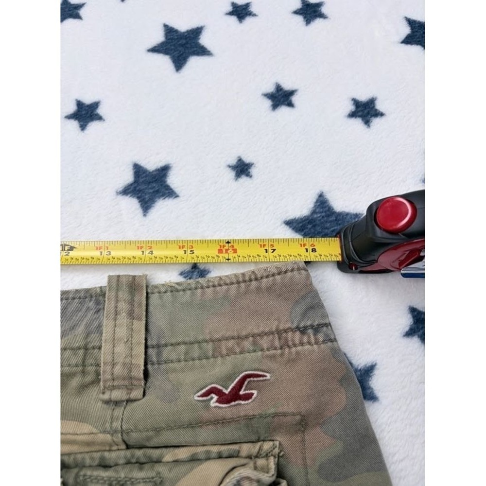 Hollister Cargo Shorts Mens 34 Camo Camouflage Utility Pockets Casual - Picture 7 of 8